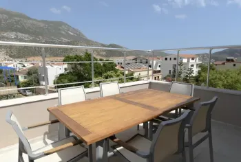 Kalkan three bedroom sea view apartment for sale